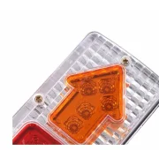 Luz de freno trasera P.TYP 40-OFF ROAD: 12V-24V luz blanca Resistente al agua