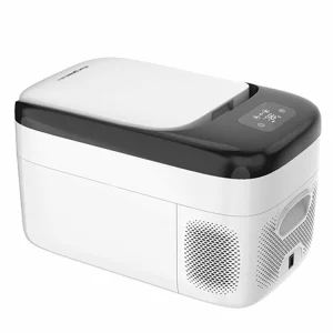 Auto hutoszekreny kompresszorral SMART COOLER 22l, 12/24/220 V, LCD kijelzovel, zold adoval