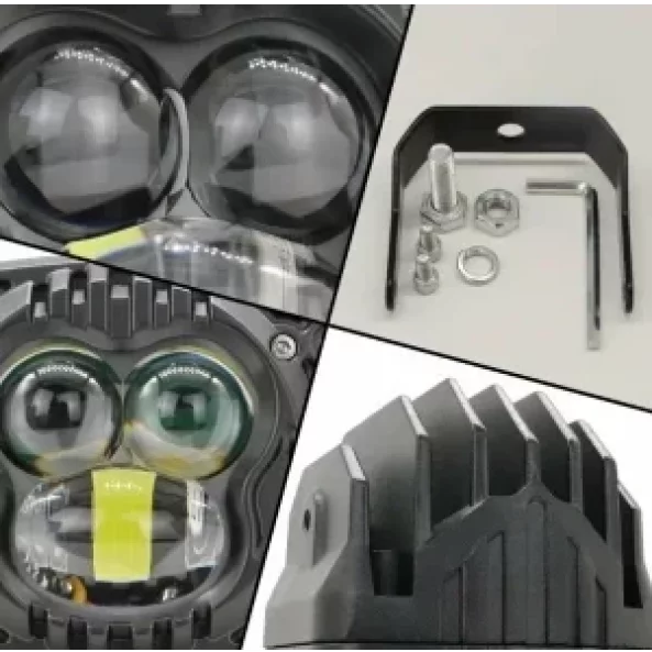 LED проектор P.TIP 43 черен-OFF ROAD: 4&amp;quot;/30W /12V-24V/ IP 67 Водоустойчив