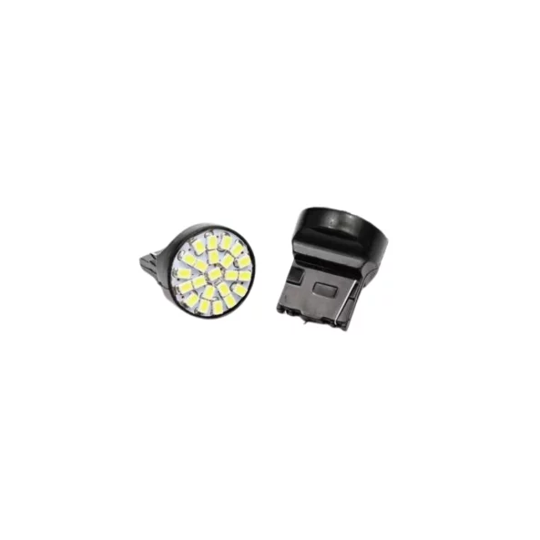 Bec LED auto P.Tip 10N -OFF ROAD: Bec LED T20 W21W WY21W 22 SMD 1206 FATA