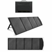 Panou solar portabil 200W, pliabil in 4 bucati, IP65 cu alimentare directă pentru frigidere auto, flexibil, pentru cabane, rulote, cort, camping
