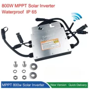 Microinversor para placas solares fotovoltaicas 800W, 120V -230V, WiFi, IP65, MPPT