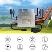 Microinversor para placas solares fotovoltaicas 800W, 120V -230V, WiFi, IP65, MPPT