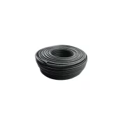Cable solar fotovoltaico, 1000 V, espesor 4 mm, precio/m, negro, vendido en múltiplos de 25 m