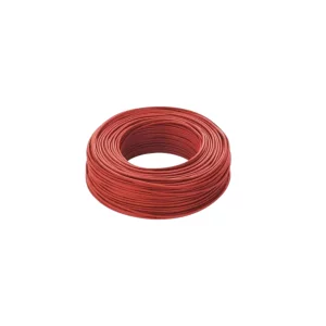 Cable solar fotovoltaico, 1000 V, espesor 6 mm, precio/m, rojo, vendido en múltiplos de 25 m