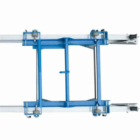 Elektricheski aluminiev asans-or, maksimalna visochina 18 m, s promenliv iegiel + transportna kolichka za fotovoltaichni paneli + tovarna transportna kolichka