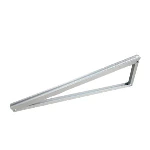 Triángulo de montaje de aluminio para paneles fotovoltaicos ángulo de 15 grados