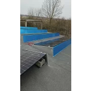 Sistem complet SUD 1X5, fixare placi balast 5 panouri solare fotovoltaice cu unghi 15 grade