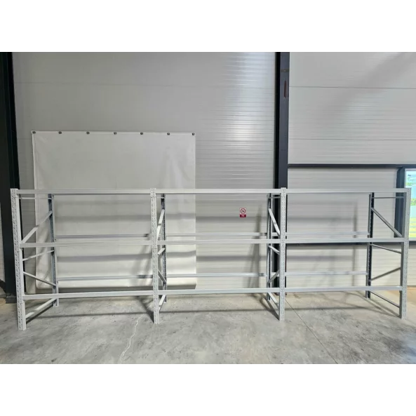Raft profesional alb pentru depozitare anvelope L5800xl600xH2000, 1800 kg