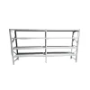 Estantería profesional blanca para almacenaje L3900x600xH2000, 1600 kg