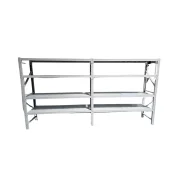 Estantería profesional blanca para almacenaje L3900x600xH2000, 1600 kg