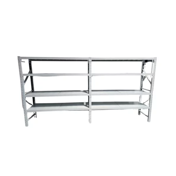 Estantería profesional blanca para almacenaje L3900x600xH2000, 1600 kg