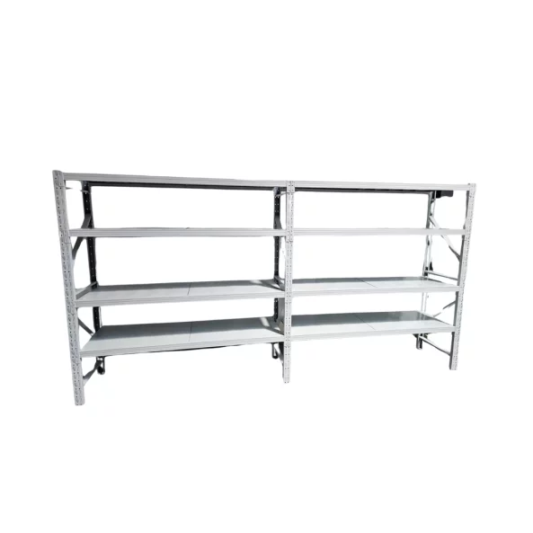 Estantería profesional blanca para almacenaje L3900x600xH2000, 1600 kg