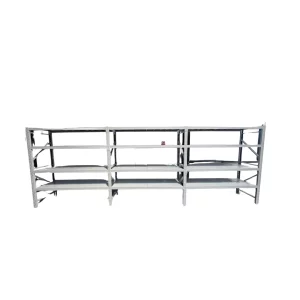 Estante profesional blanco para almacenamiento L5800x600xH2000, 2400 kg