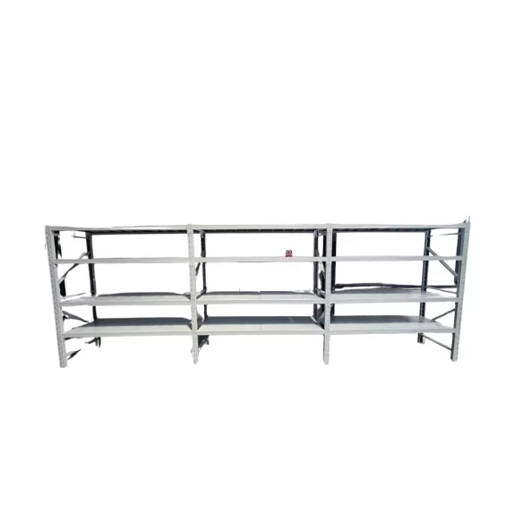 Бял професионален рафт за съхранение L5800x600xH2000, 2400 кг.