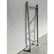 Fehér lábú professzionális polc 2000 x 600 200 kg / szint 0,6 mm vastagság