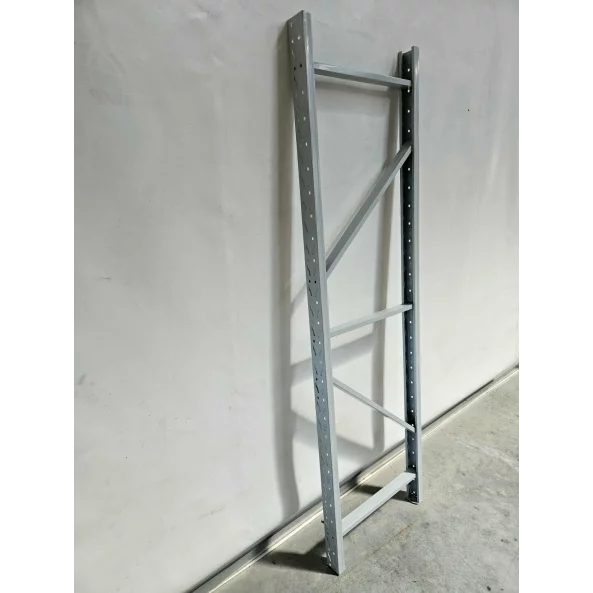 Fehér lábú professzionális polc 2000 x 600 200 kg / szint 0,6 mm vastagság