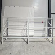 Raft profesional alb pentru depozitare anvelope L3900xl600xH2000, 1200 kg
