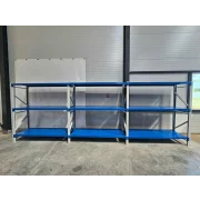 Професионален рафт за съхранение  L5800x600xH2000, 1800  кг.