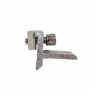 Abrazadera de aluminio compatible con carril R19 / R22