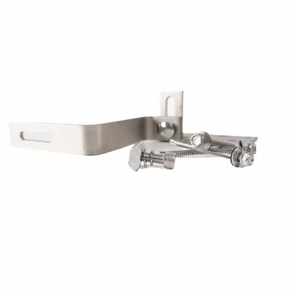 Clema reglabila pentru acoperis tigla compatibila cu sinele R19 / R22 (prindere laterala)