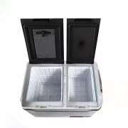 Автохладилник с компресор Smart Cooler, с Bluetooth, двойна зона на охлаждане, капацитет 60L, вградена батерия, включена еко такса.