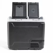 Автохладилник с компресор Smart Cooler, с Bluetooth, двойна зона на охлаждане, капацитет 60L, вградена батерия, включена еко такса.