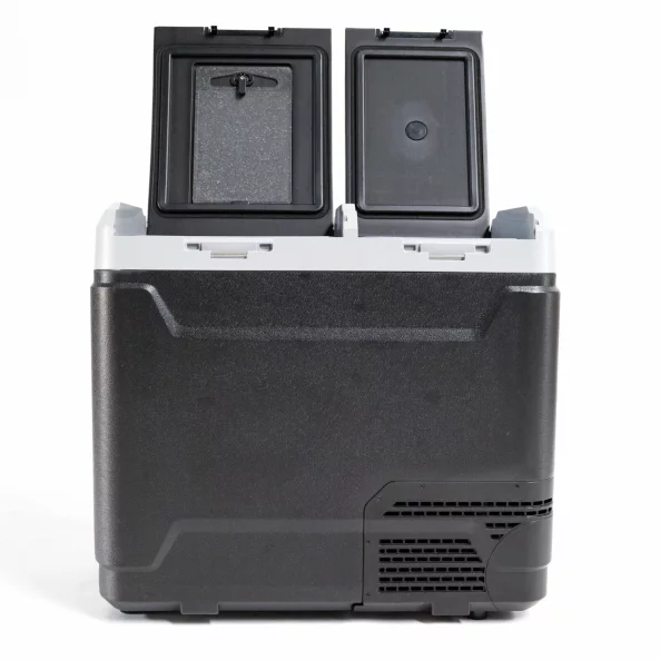 Автохладилник с компресор Smart Cooler, с Bluetooth, двойна зона на охлаждане, капацитет 60L, вградена батерия, включена еко такса.