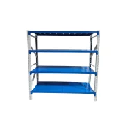 Kék fém polc professzionális polc 200 KG