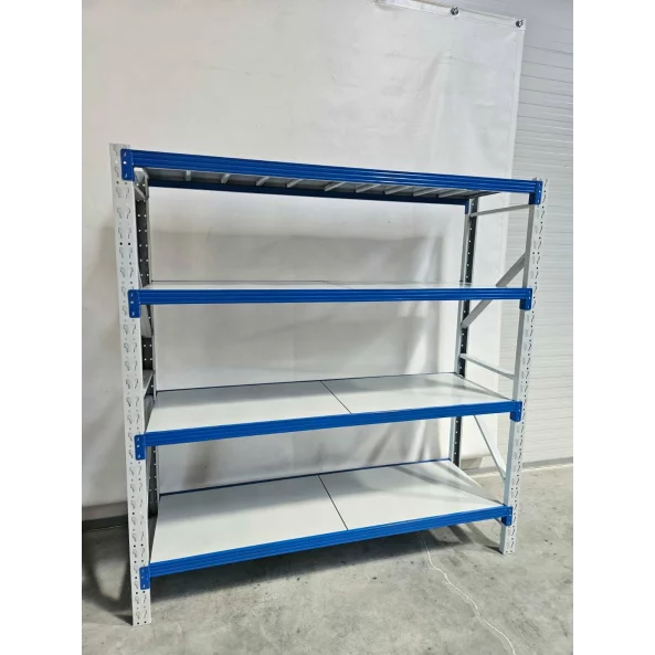 Професионален рафт за съхранение L2000x600xH2000, 800 кг