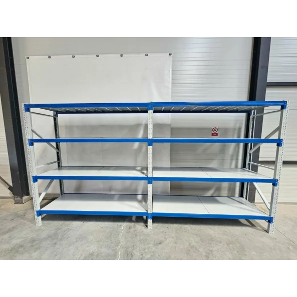 Raft profesional pentru depozitare L3900xl600xH2000, de 1600 kg