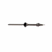 Surub fixare inox M10 X 250 mm cu cap hexagonal SW7 prevazut cu 3 piulite din inox
