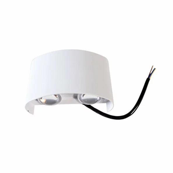 Fehér kültéri LED lámpa 4W hideg fény