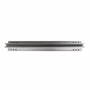 Minicarril 550 mm, altura 60 mm con tira protectora de goma y 4 tornillos autoperforantes 6,3*38