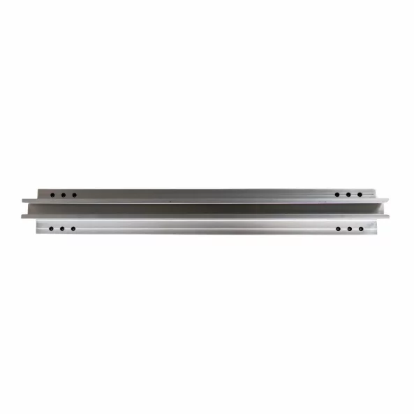 Minicarril 550 mm, altura 60 mm con tira protectora de goma y 4 tornillos autoperforantes 6,3*38