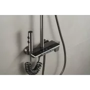 Мултифункционален душ комплект с интегриран термостат и електронен дисплей