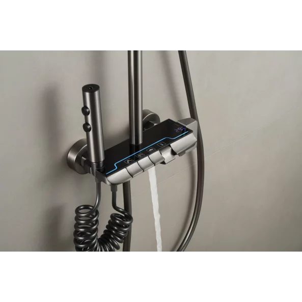 Set duș multifuncțional cu afișaj electronic si termostat