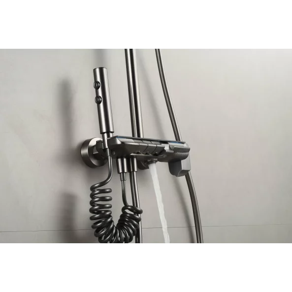 Set duș multifuncțional cu afișaj electronic si termostat