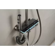 Мултифункционален душ комплект с интегриран термостат и електронен дисплей