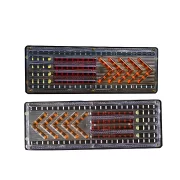 Lampa stop P.TIP64-OFF ROAD:46 cm /12V-24V /IP 67 Rezistent la apa