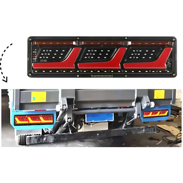 Стоп светлина P.TIP66-OFF ROAD: 12V-24V, IP 67 водоустойчива
