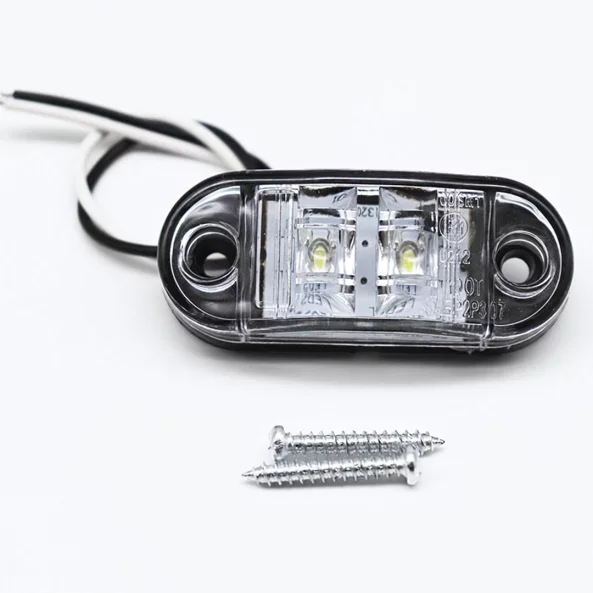 Бели маркиращи светлини P.TIP57ALB-OFF ROAD: 12V-24V / IP67 Водоустойчиви