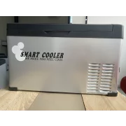 РАЗПЕЧАТАН ПРОДУКТ! Автохладилник с компресор Smart Cooler 30L, 12/24/220V, с LCD дисплей и Bluetooth, включен трансформатор 220V, включена еко такса.
