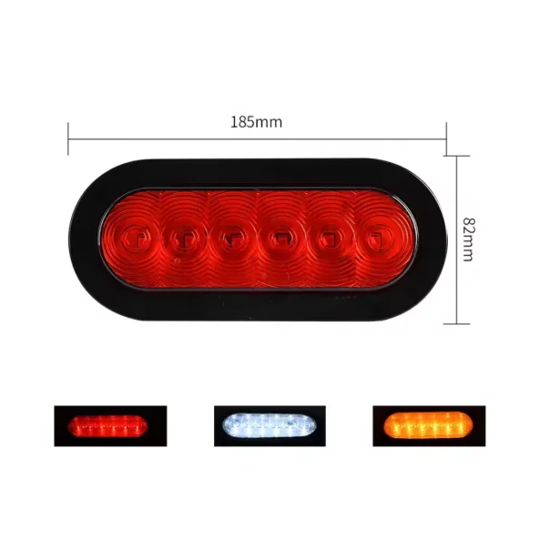 Lumini de marcaj albe  P.TIP53ALB-OFF ROAD:  6&quot;/ 12V-24V/ IP 67 Rezistent la apa
