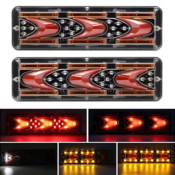 Lampa stop P.TIP70-OFF ROAD:46 cm /12V-24V /IP 67 Rezistent la apa