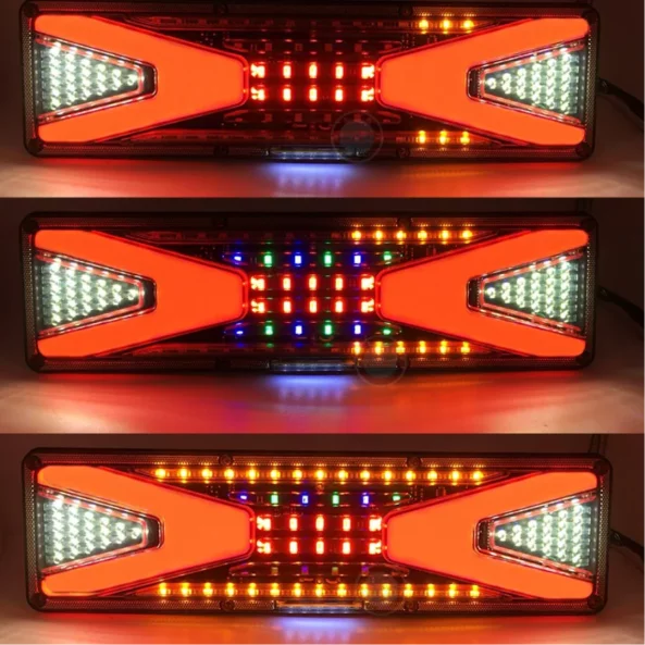 Стоп Светлина P.TIP74-OFF ROAD: 46 sm /12V-24V /IP 67 Водоустойчива