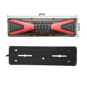 Стоп Светлина P.TIP74-OFF ROAD: 46 sm /12V-24V /IP 67 Водоустойчива