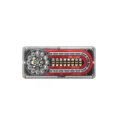 Стоп светлина P.TIP79-OFF ROAD: 33 sm /12V-24V /IP 67 Водоустойчив