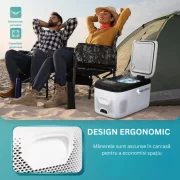 Frigider auto cu compresor SMART COOLER 22l, 12/24/220 V , cu display LCD, taxa verde inclusa