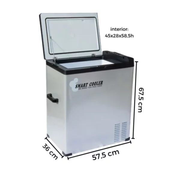 Frigider auto cu compresor smart cooler 75L , 12/24V+220V , cu display LCD si bluetooth, taxa verde inclusa